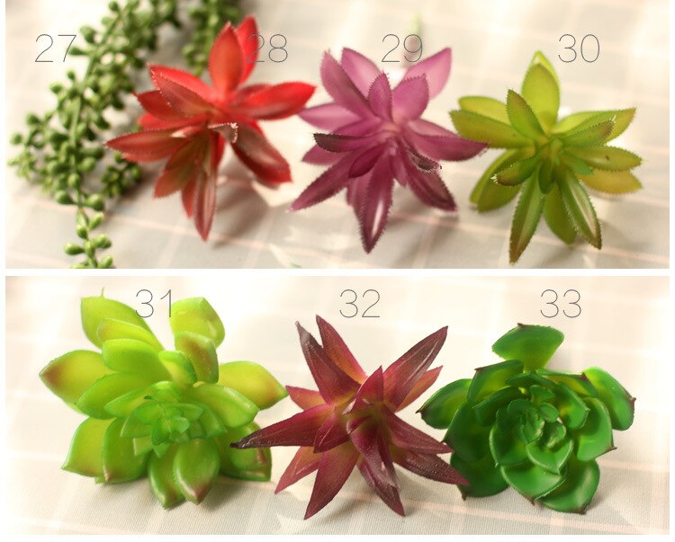 Colorful Artificial Decorative Succulent