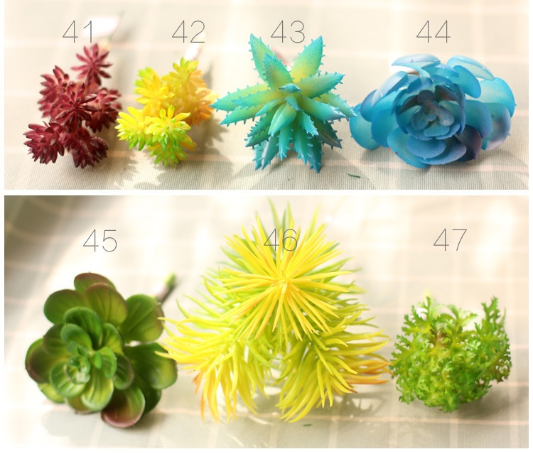 Colorful Artificial Decorative Succulent