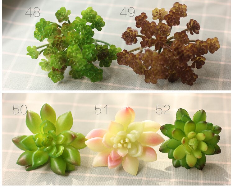 Colorful Artificial Decorative Succulent