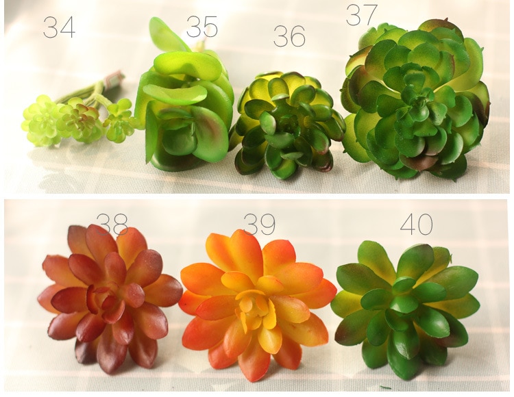 Colorful Artificial Decorative Succulent