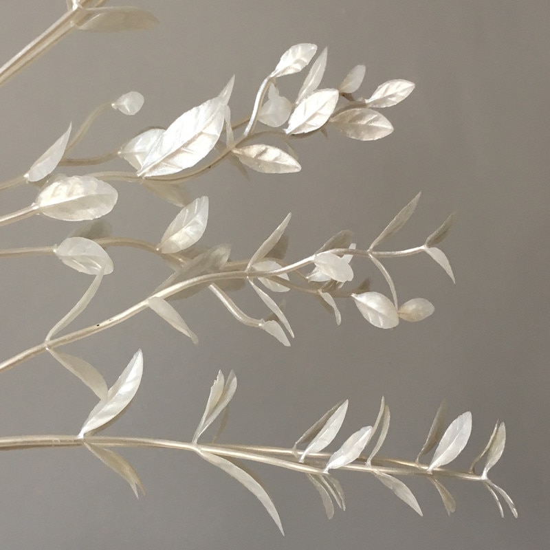 Pearly Silver Artificial Plants