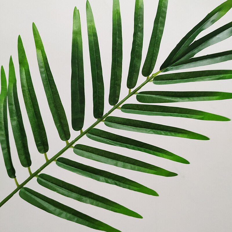 Set of 20 Plastic Artificial Palm Tree Leaf Branches