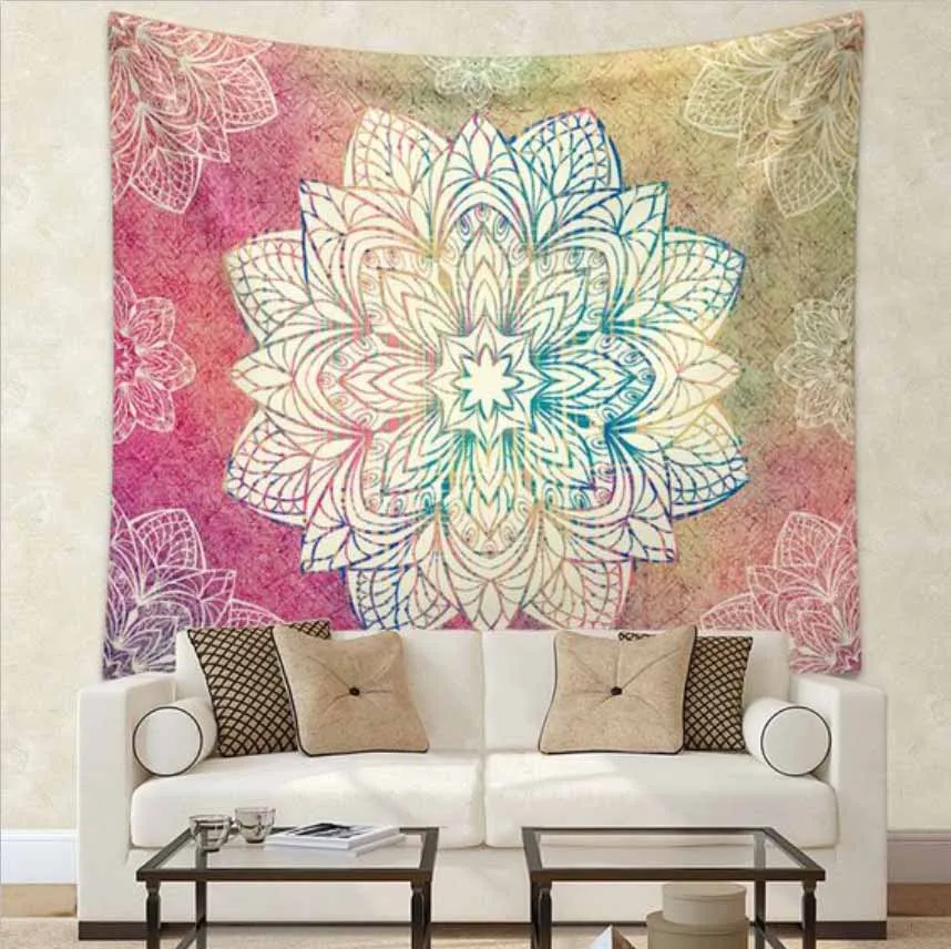 Classic Elephant Mandala Tapestry