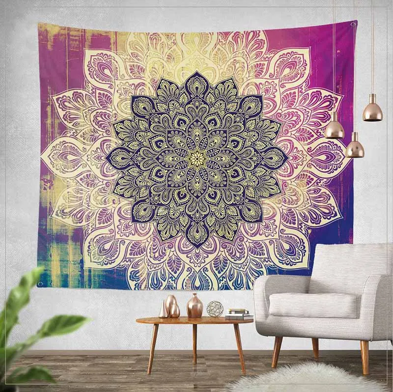 Classic Elephant Mandala Tapestry