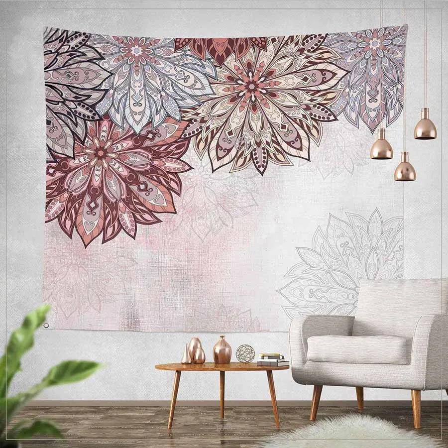 Classic Elephant Mandala Tapestry