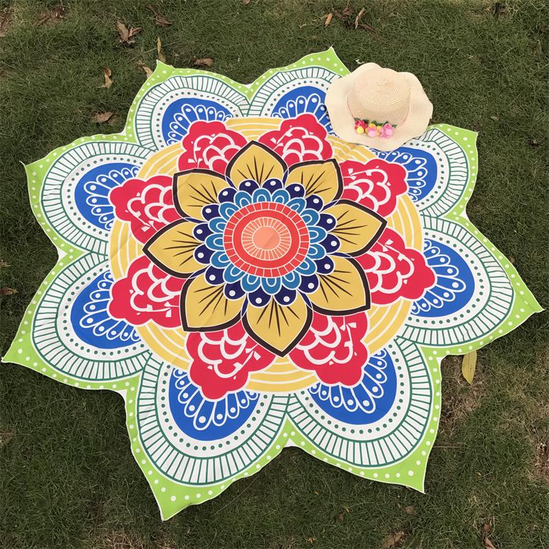 Indian Lotus Shaped Tapestries