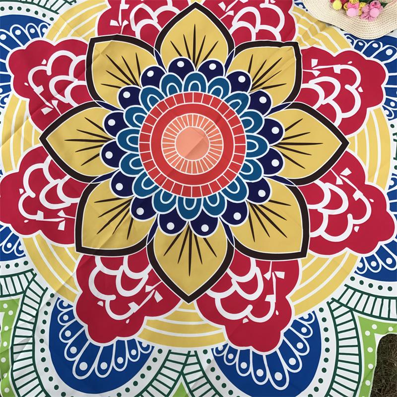 Indian Lotus Shaped Tapestries