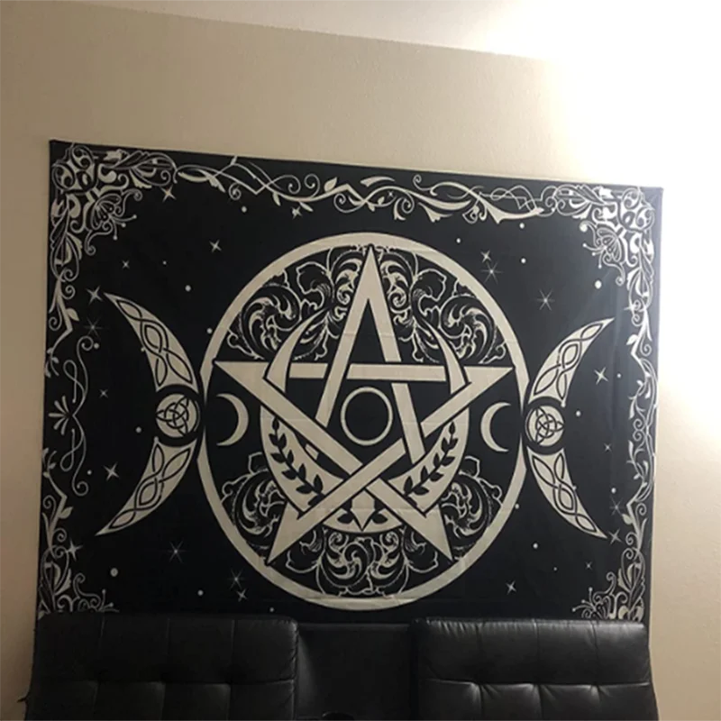 Pentagram Art Tapestry