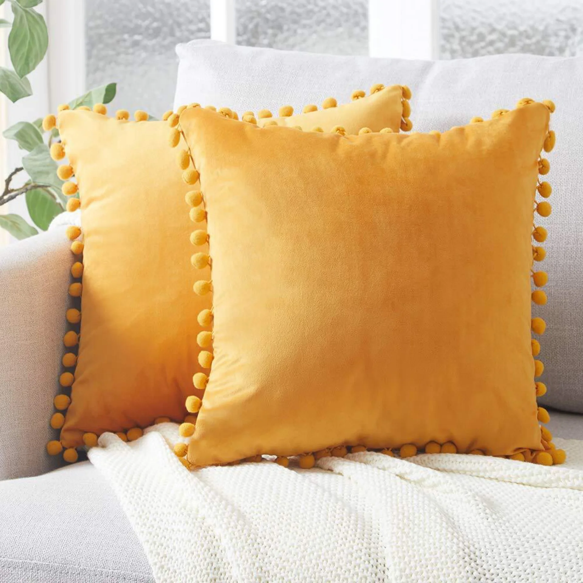 Soft Velvet Decorative Cushion