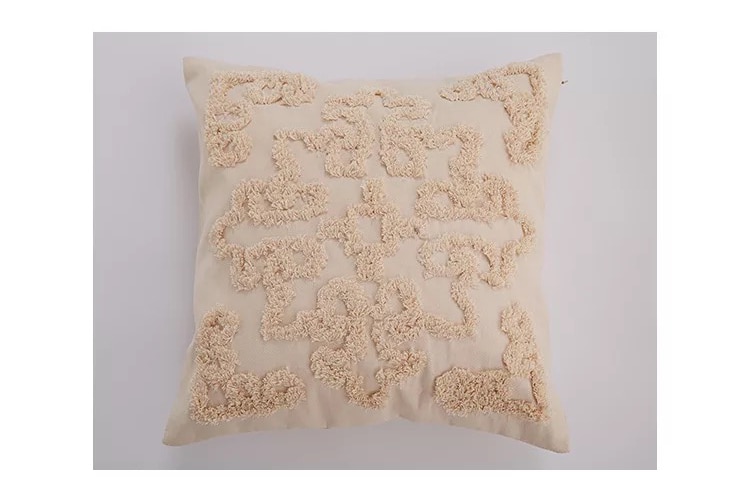 Vintage Square Beige Cushion Covers