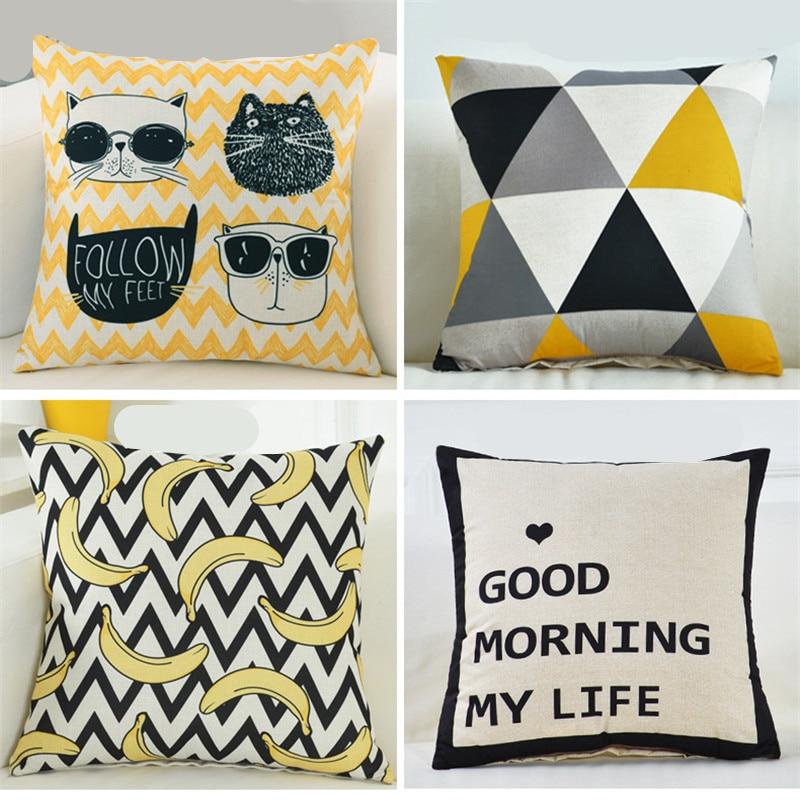 Geometric Pattern Cushion Cover for Home Decor