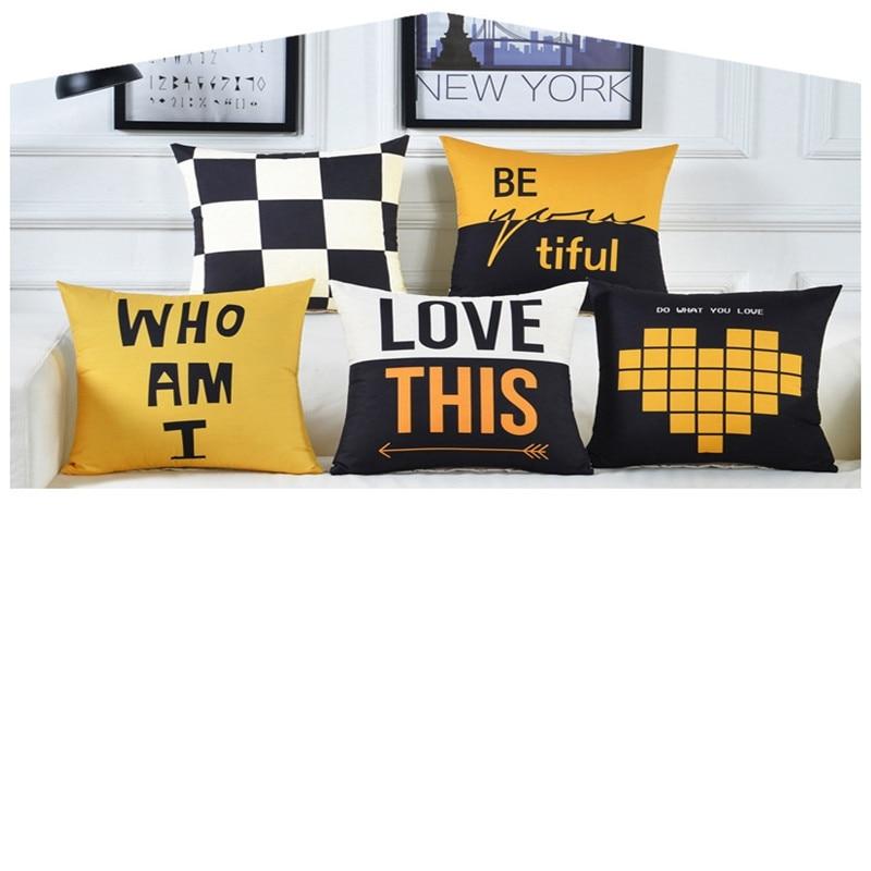 Geometric Pattern Cushion Cover for Home Decor