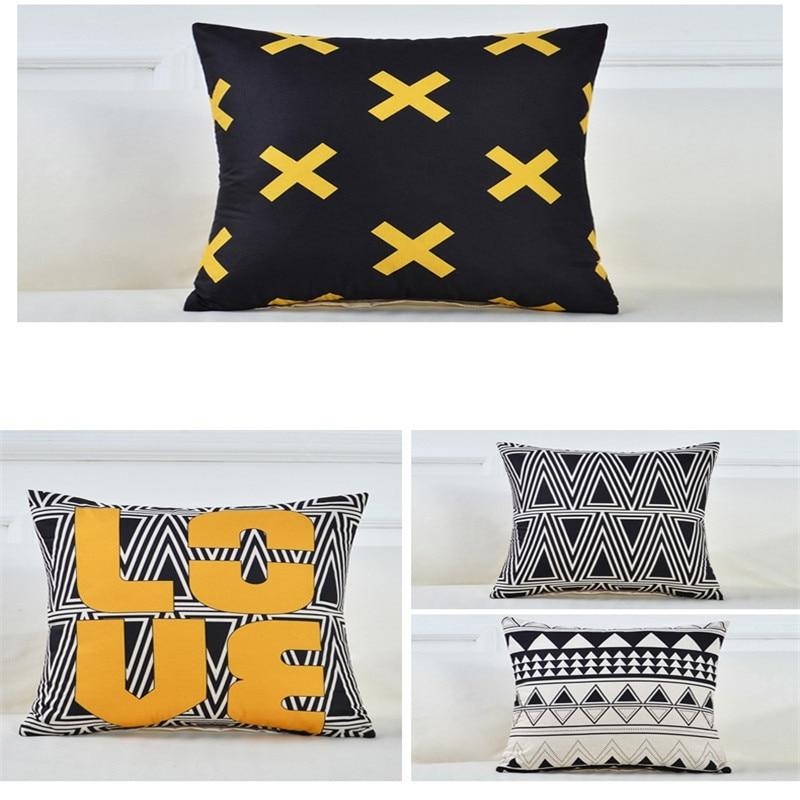 Geometric Pattern Cushion Cover for Home Decor