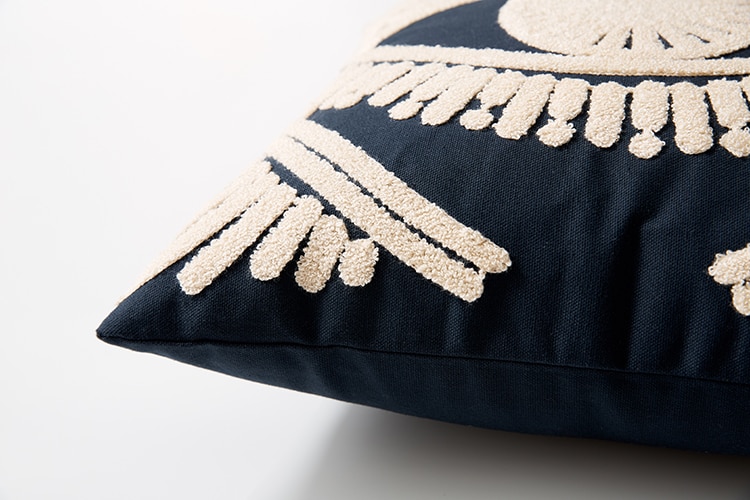 Decorative Embroidered Cotton Pillow Cases