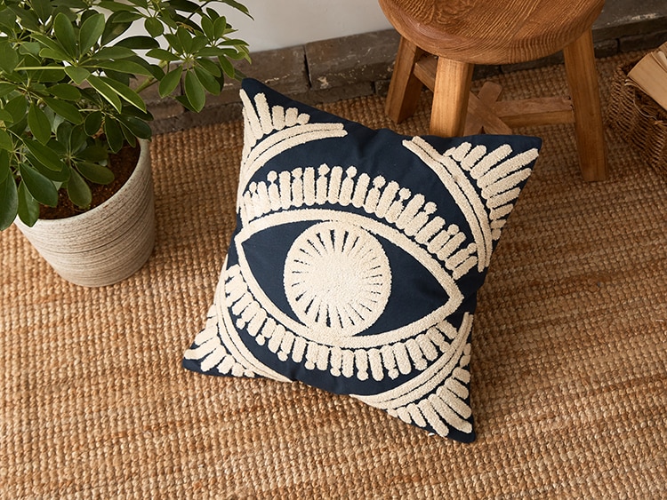 Decorative Embroidered Cotton Pillow Cases