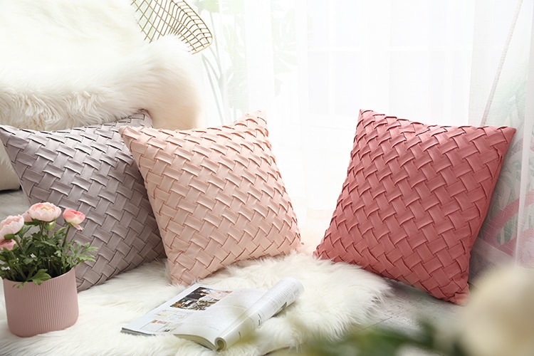 Solid Soft Faux Suede Pillow Covers