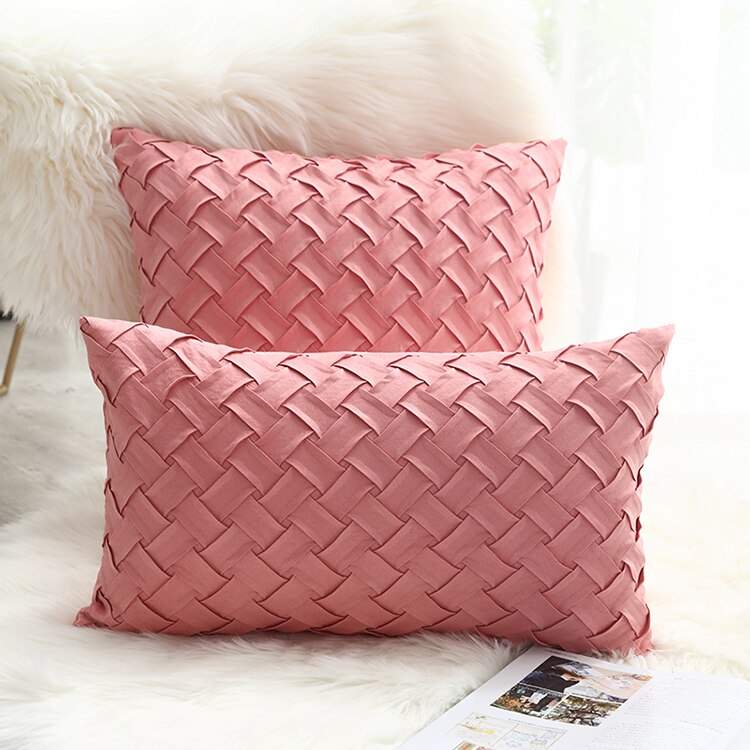 Solid Soft Faux Suede Pillow Covers