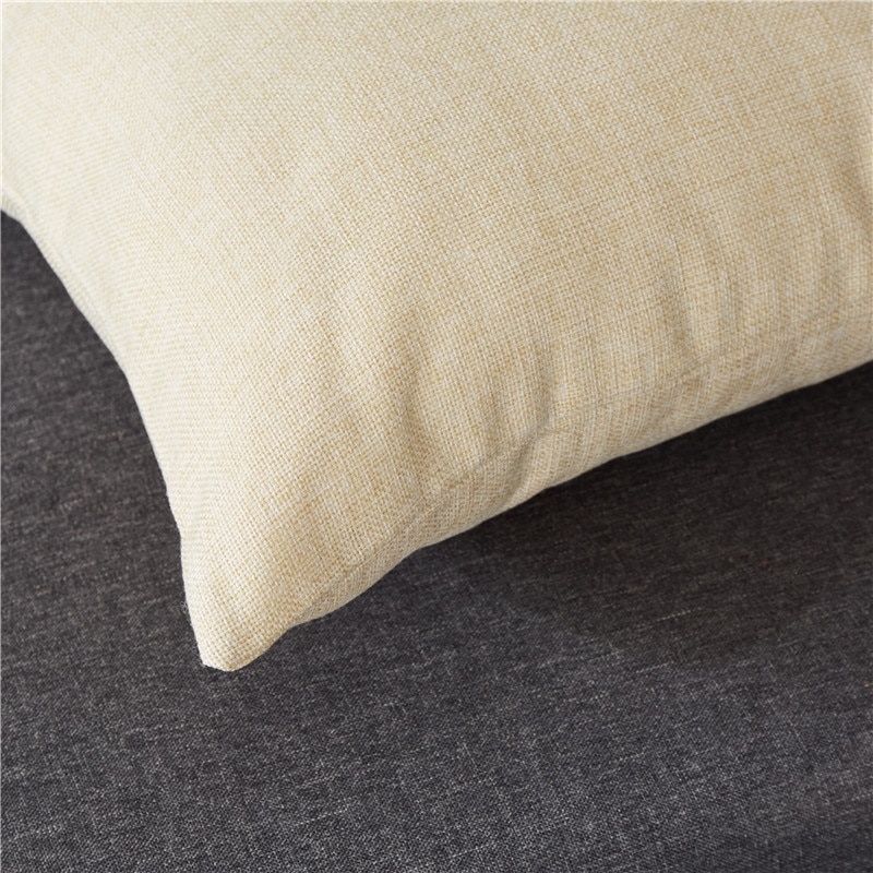 Simple Colorful Patterned Linen Cushion Cover