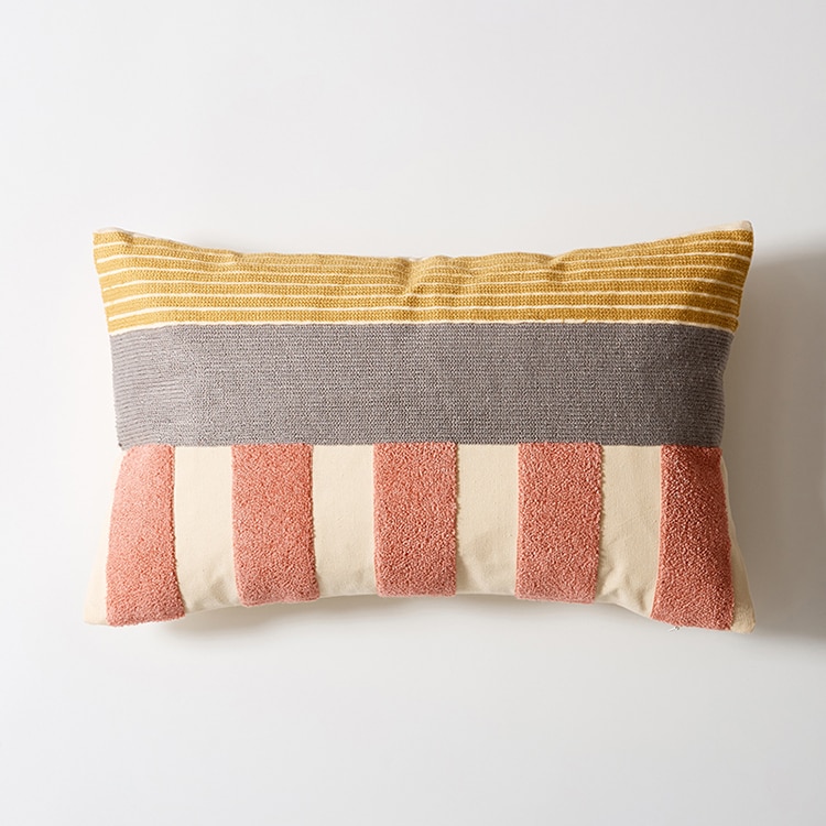 Color Block Cushion Cover