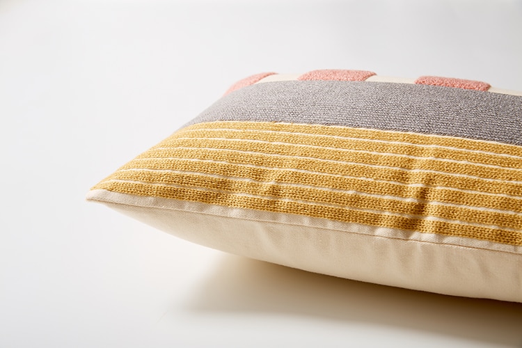 Color Block Cushion Cover