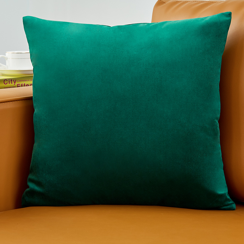 Decorative Solid Velvet Pillow Cover