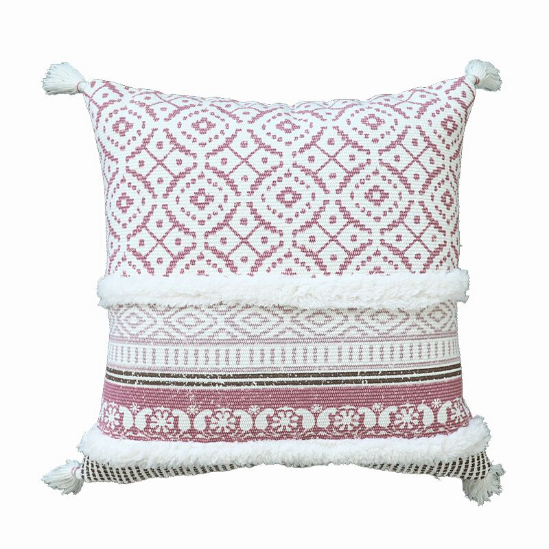 Striped Ethnic Pattern Cushion Cover