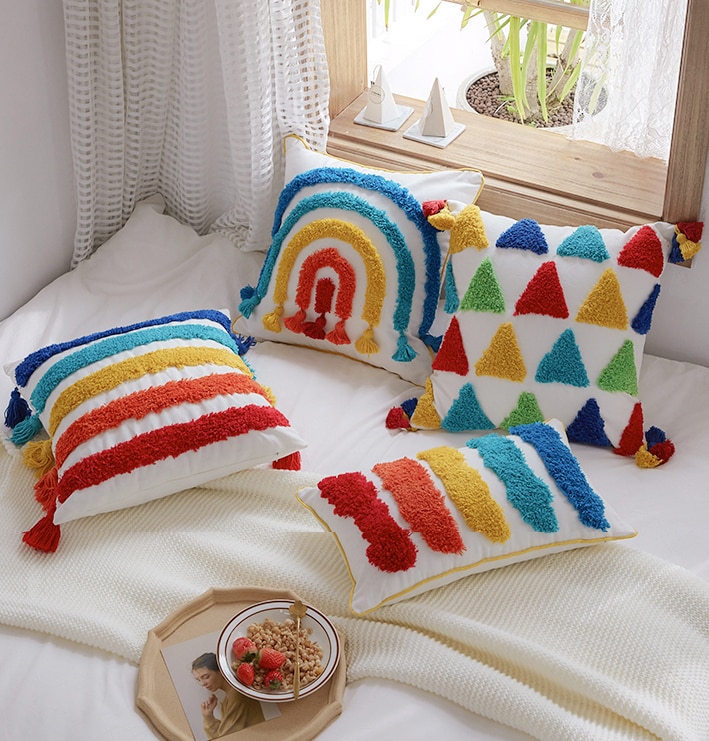 Rainbow Cushion Cover