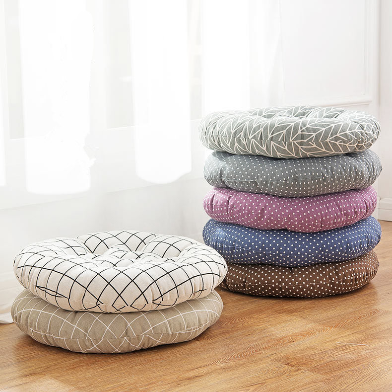 Multipattern Soft Round Seat Cushions