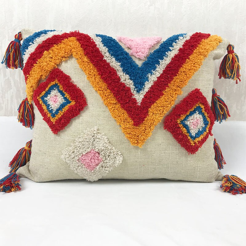 Boho Style Cushion Cover for Home Decor