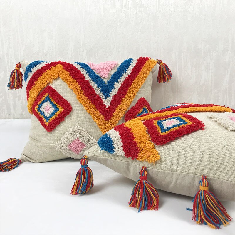 Boho Style Cushion Cover for Home Decor