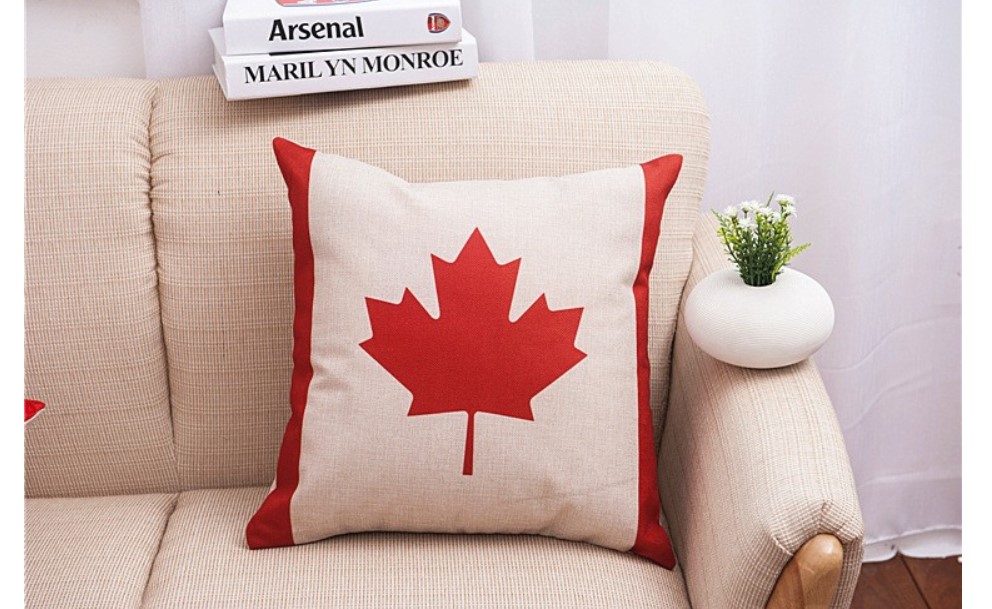 Flag Print Pillow Case