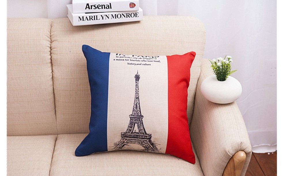 Flag Print Pillow Case