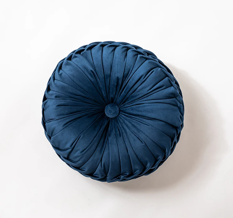 Round Velvet Floor Cushion