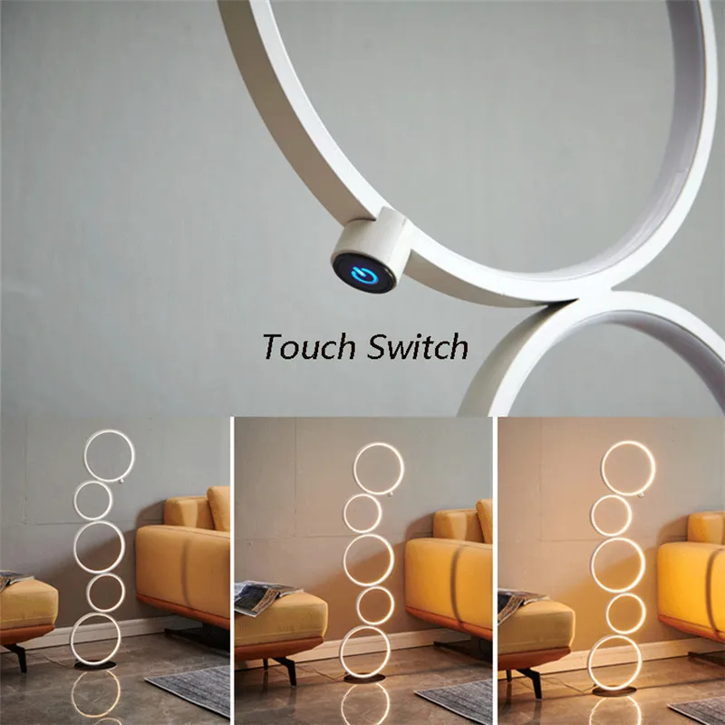 LED Metal Floor Lamp for Living Room