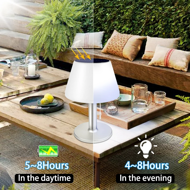 LED Solar Table Lamp