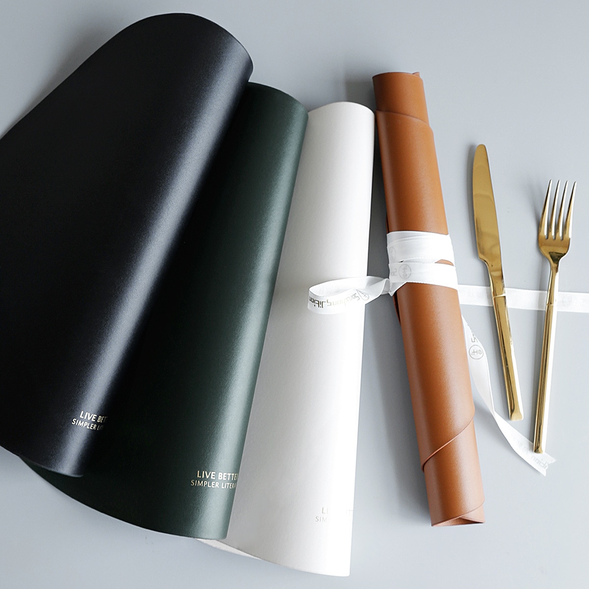 PU Leather Tableware Placemat