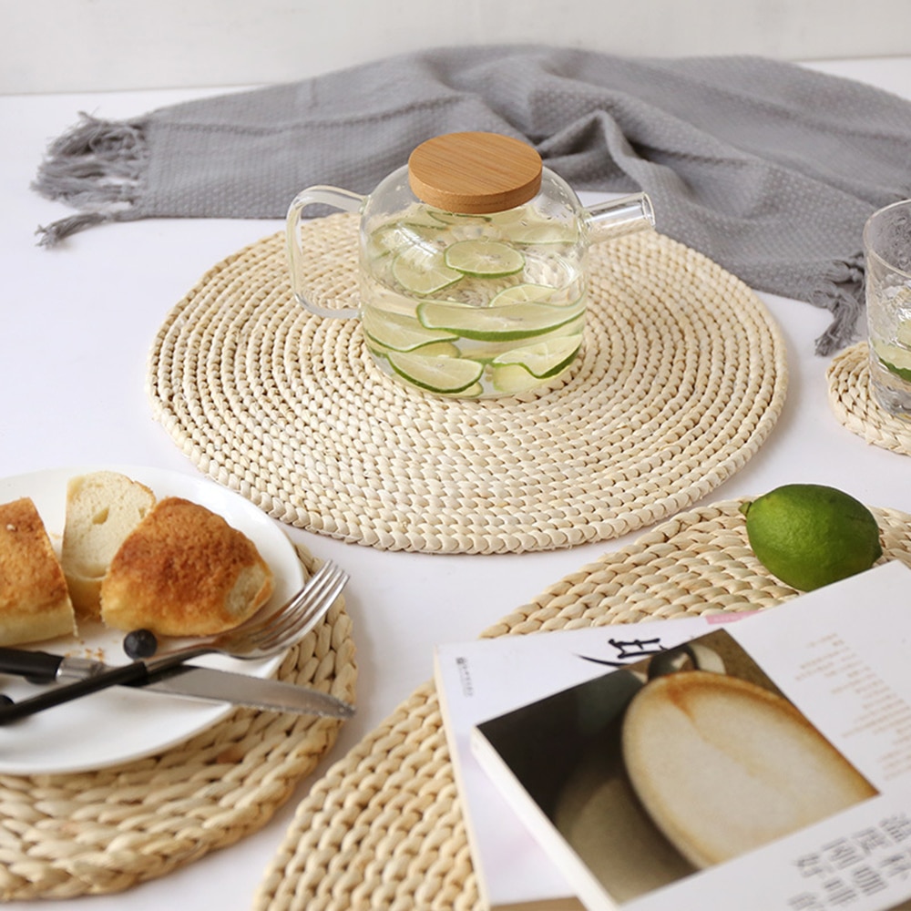 Round Rattan Table Placemat