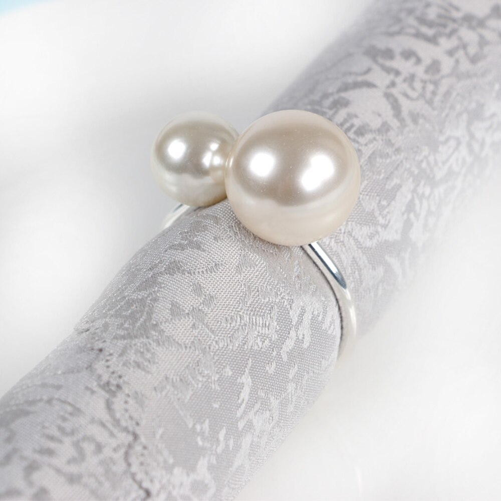 Pearl Napkin Ring 12 Pcs Set