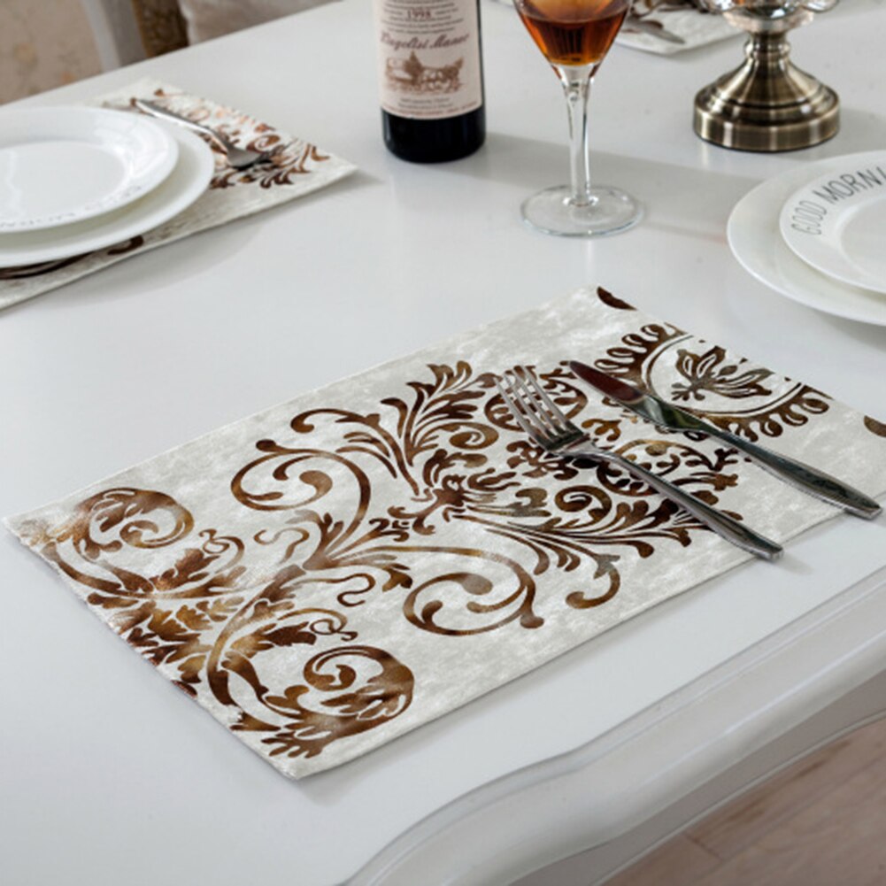 Golden Ornament Table Runner