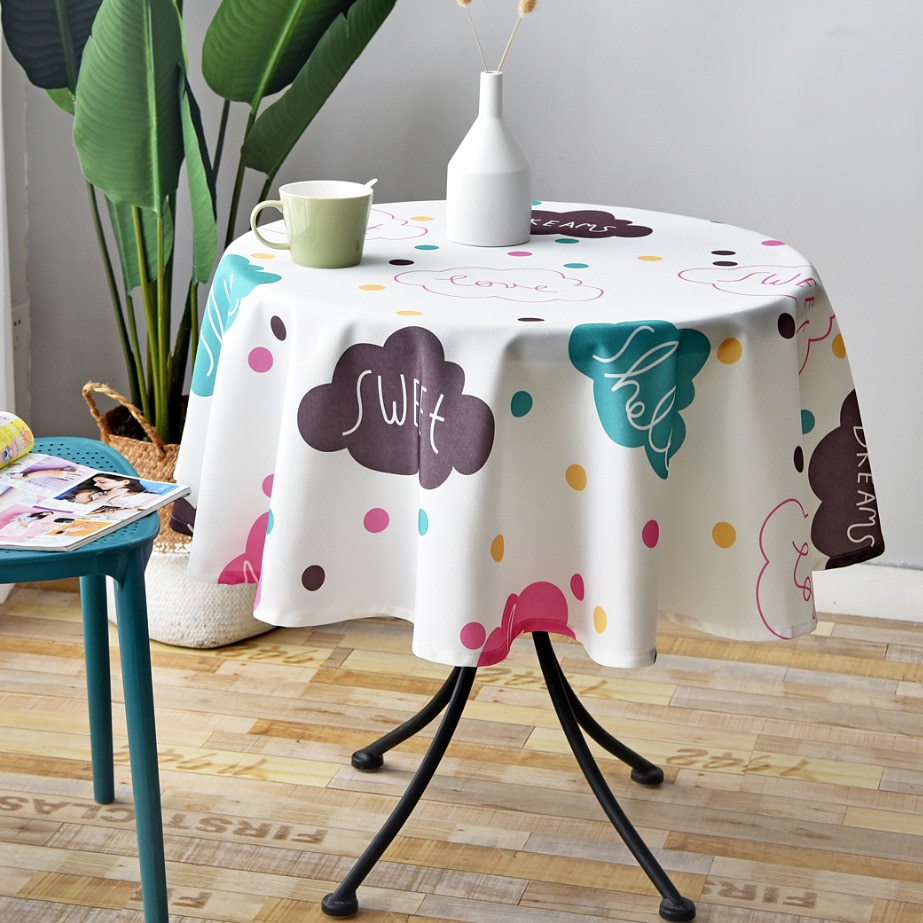 Nordic Style Round Tablecloth