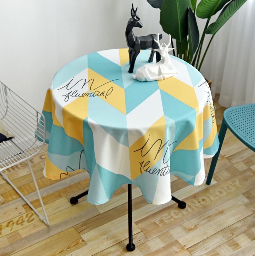 Nordic Style Round Tablecloth