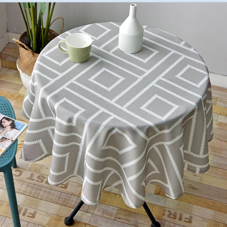 Nordic Style Round Tablecloth