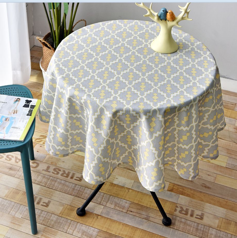 Nordic Style Round Tablecloth