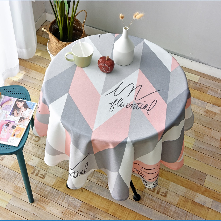 Nordic Style Round Tablecloth