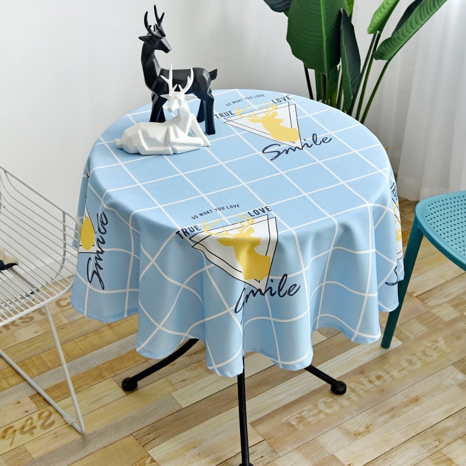 Nordic Style Round Tablecloth