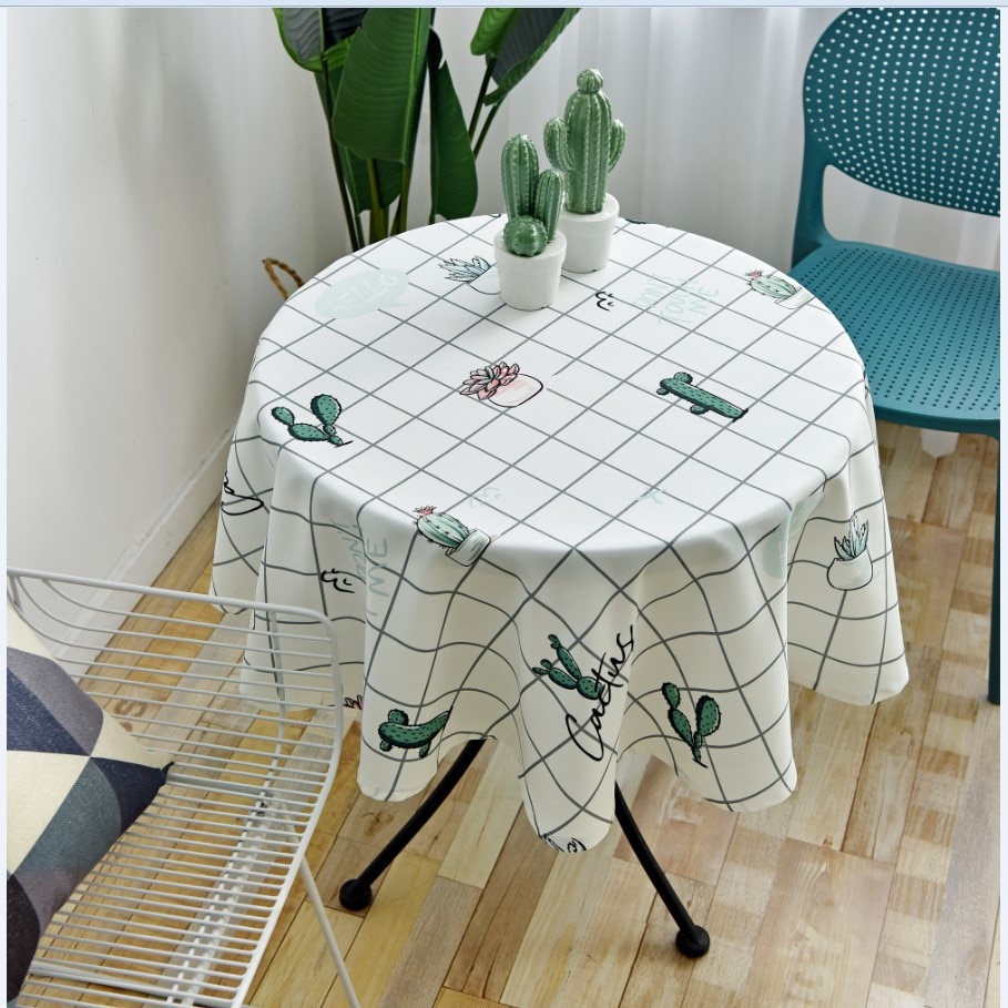 Nordic Style Round Tablecloth