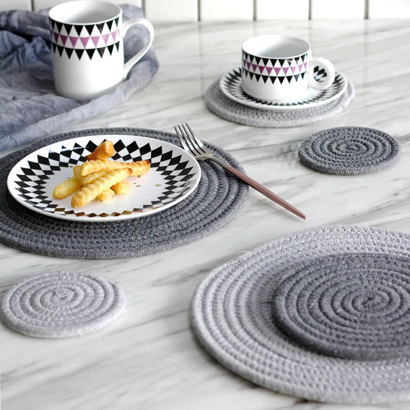 Woven Cotton and Linen Placemat