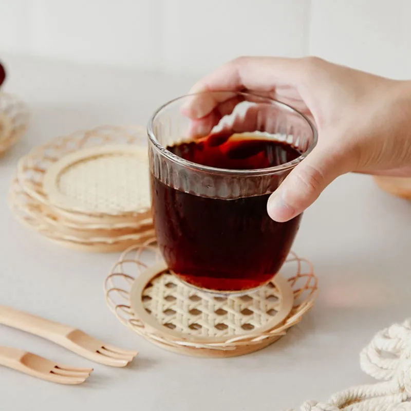 Bamboo Flower Wine Coaster