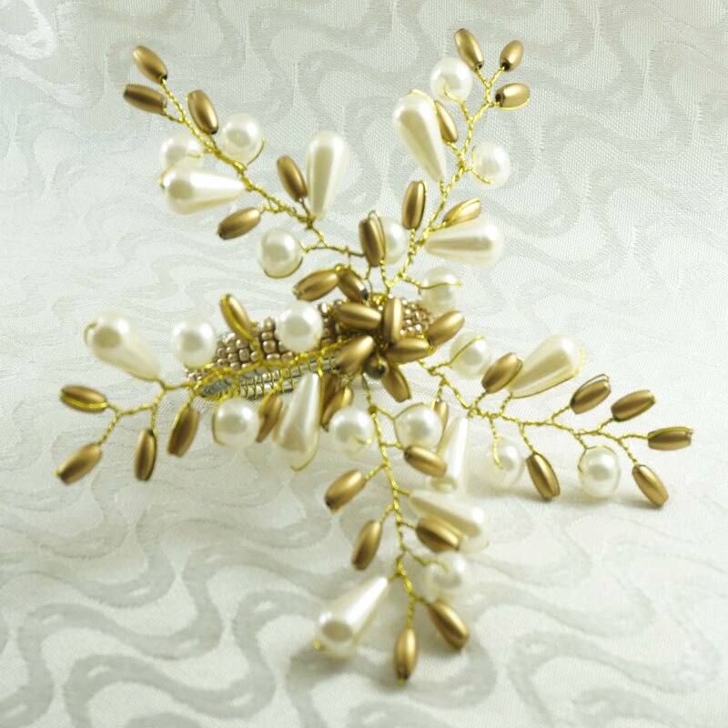 Set of 12 Pearl Flower Napkin Rings