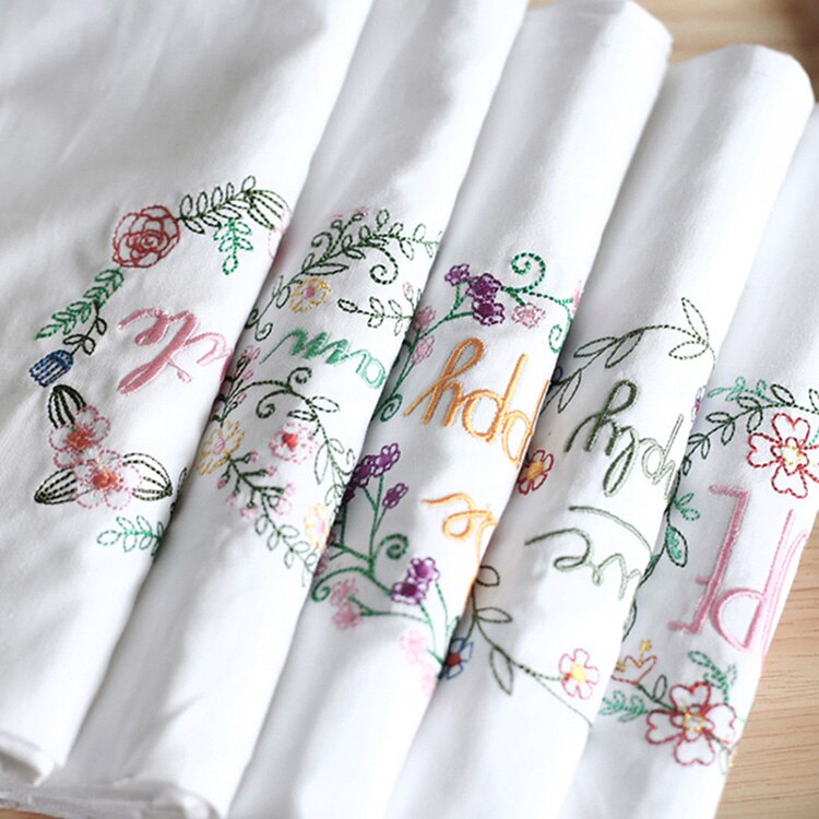 Embroidered Napkins 6 Pcs Set